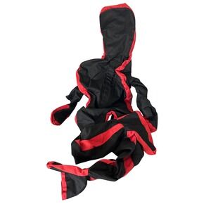 JayeFO Beast 58 Wrestling MMA Training Suit Hooded Full Body Black Red Grappling